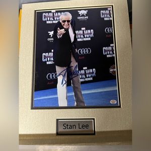 Stan Lee marvel, autograph photo with COA
